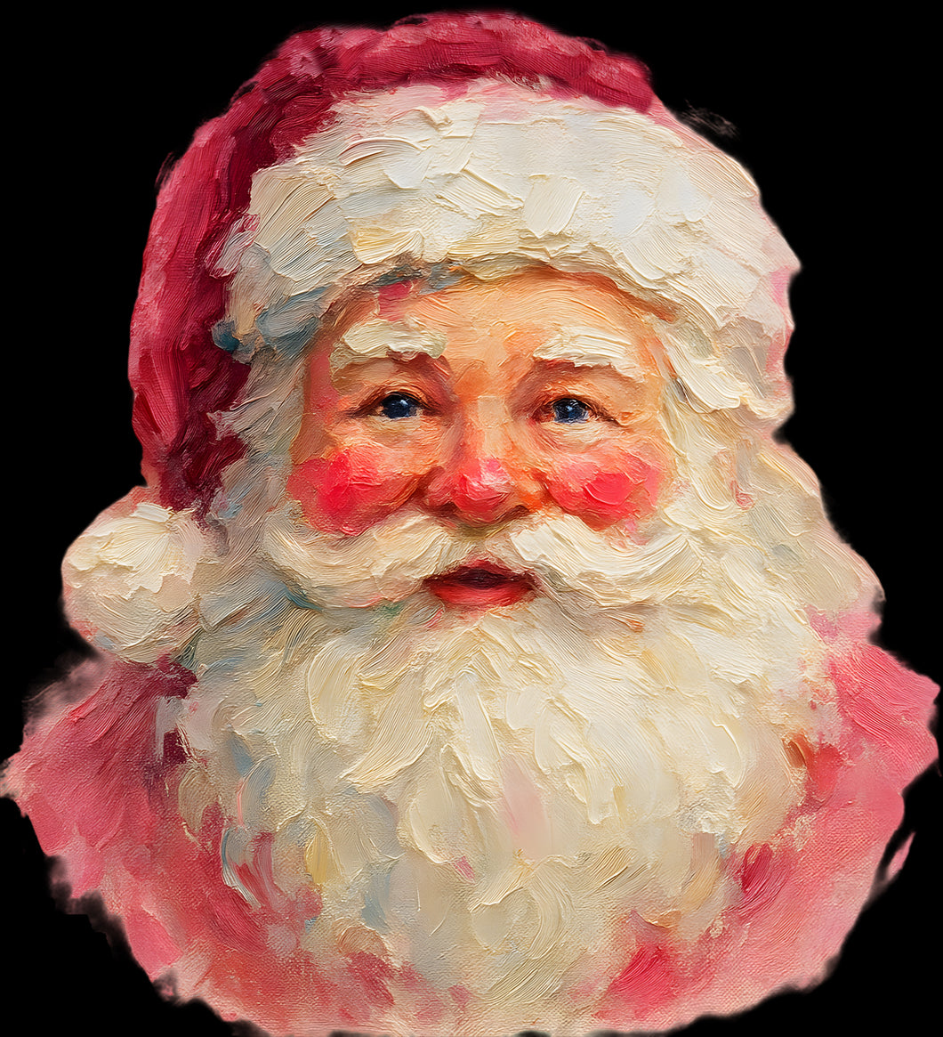 DTF Transfer –Vintage Santa Paint YC Multi Sizes