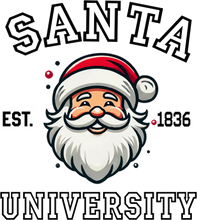 Load image into Gallery viewer, DTF Transfer – 11&quot; Wide Santa University
