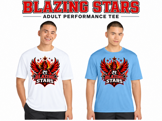 Blazing Stars Adult Performance Tee