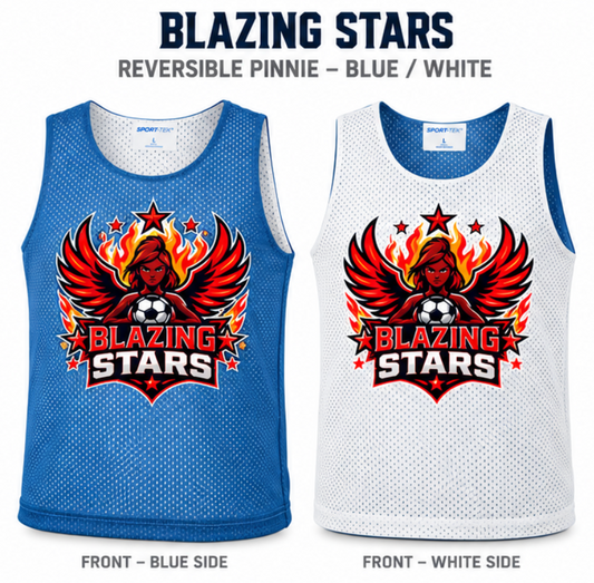 Blazing Stars Youth Reversible Soccer Pinnie