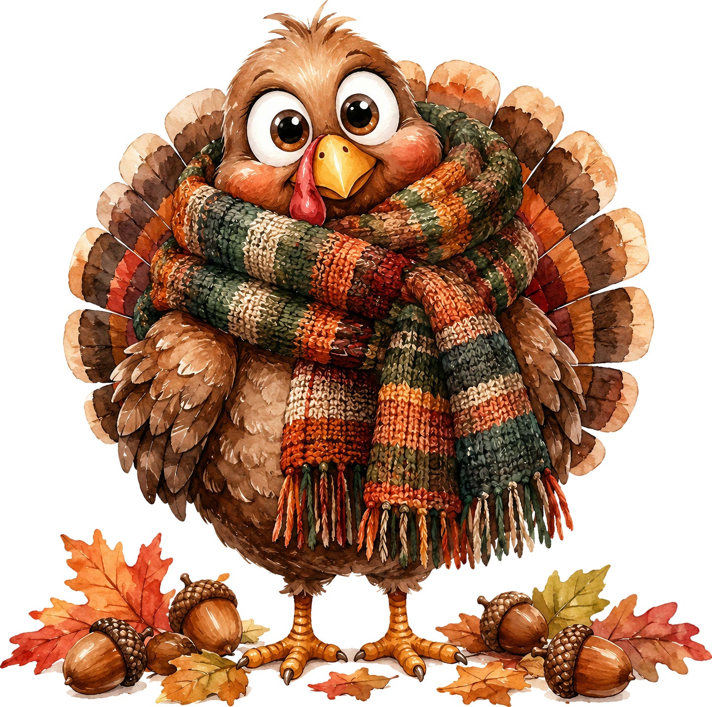 DTF Transfer – Turkey Scarf Multi Sizes (TG-TK001)
