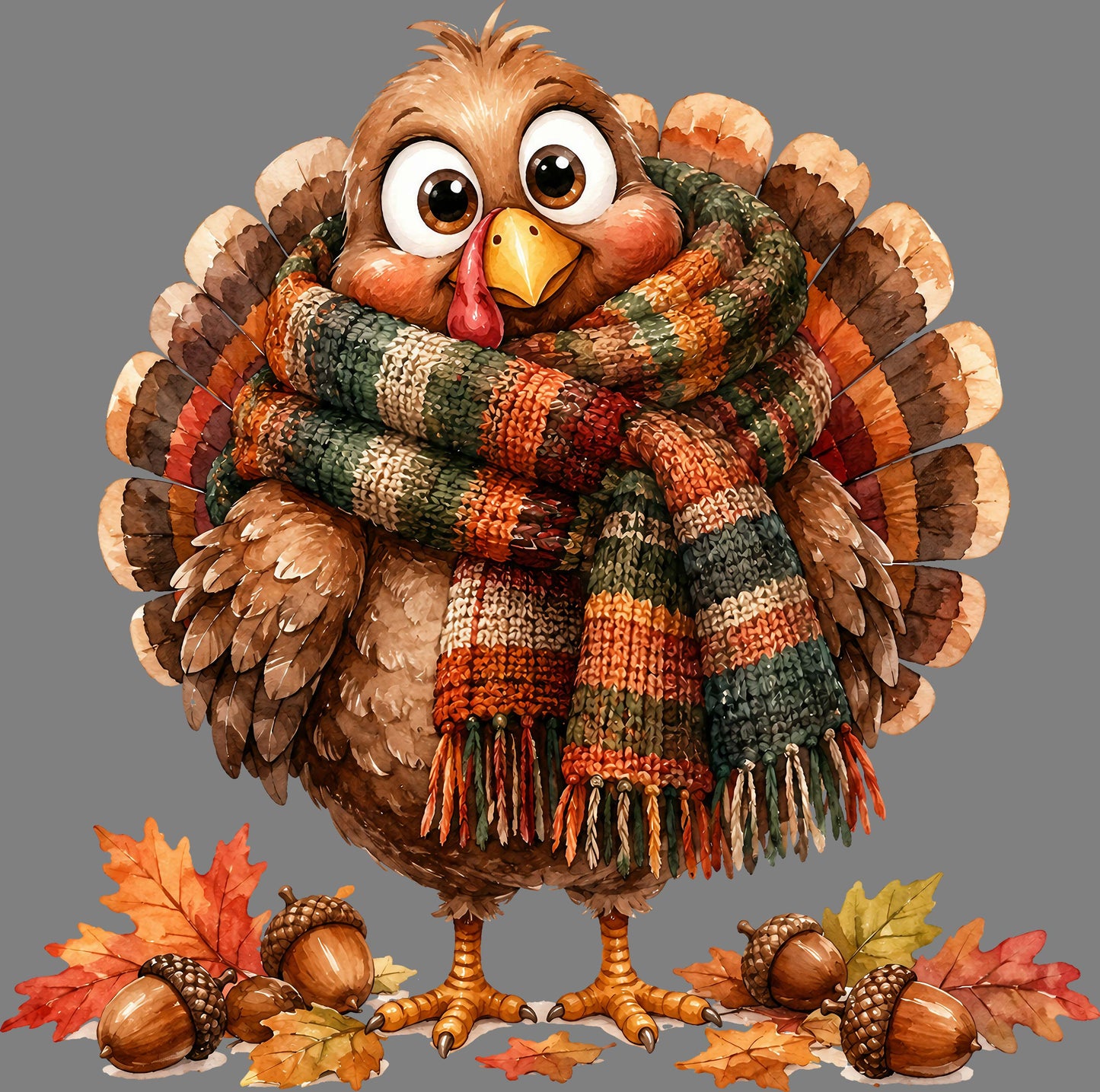 DTF Transfer – Turkey Scarf Multi Sizes (TG-TK001)