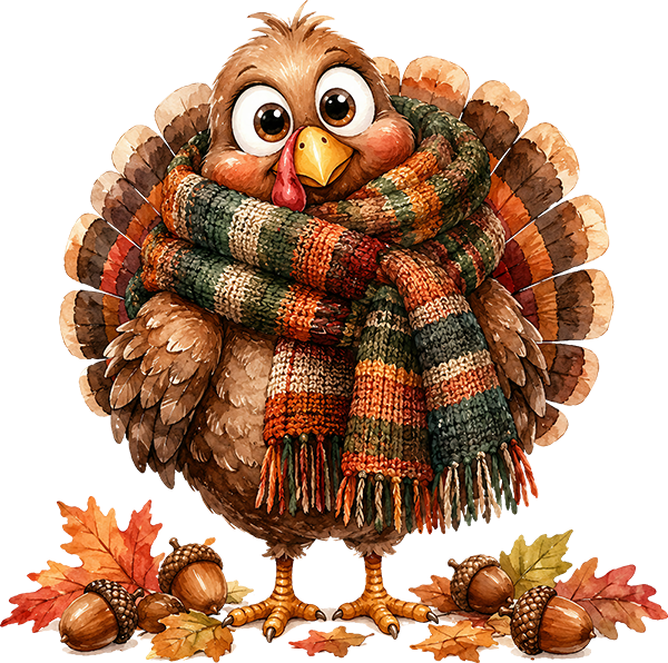 DTF Transfer – Turkey Scarf Multi Sizes (TG-TK001)