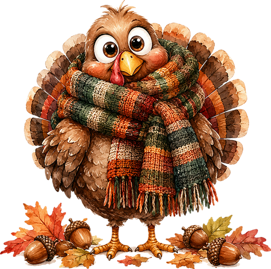 DTF Transfer – Turkey Scarf Multi Sizes (TG-TK001)