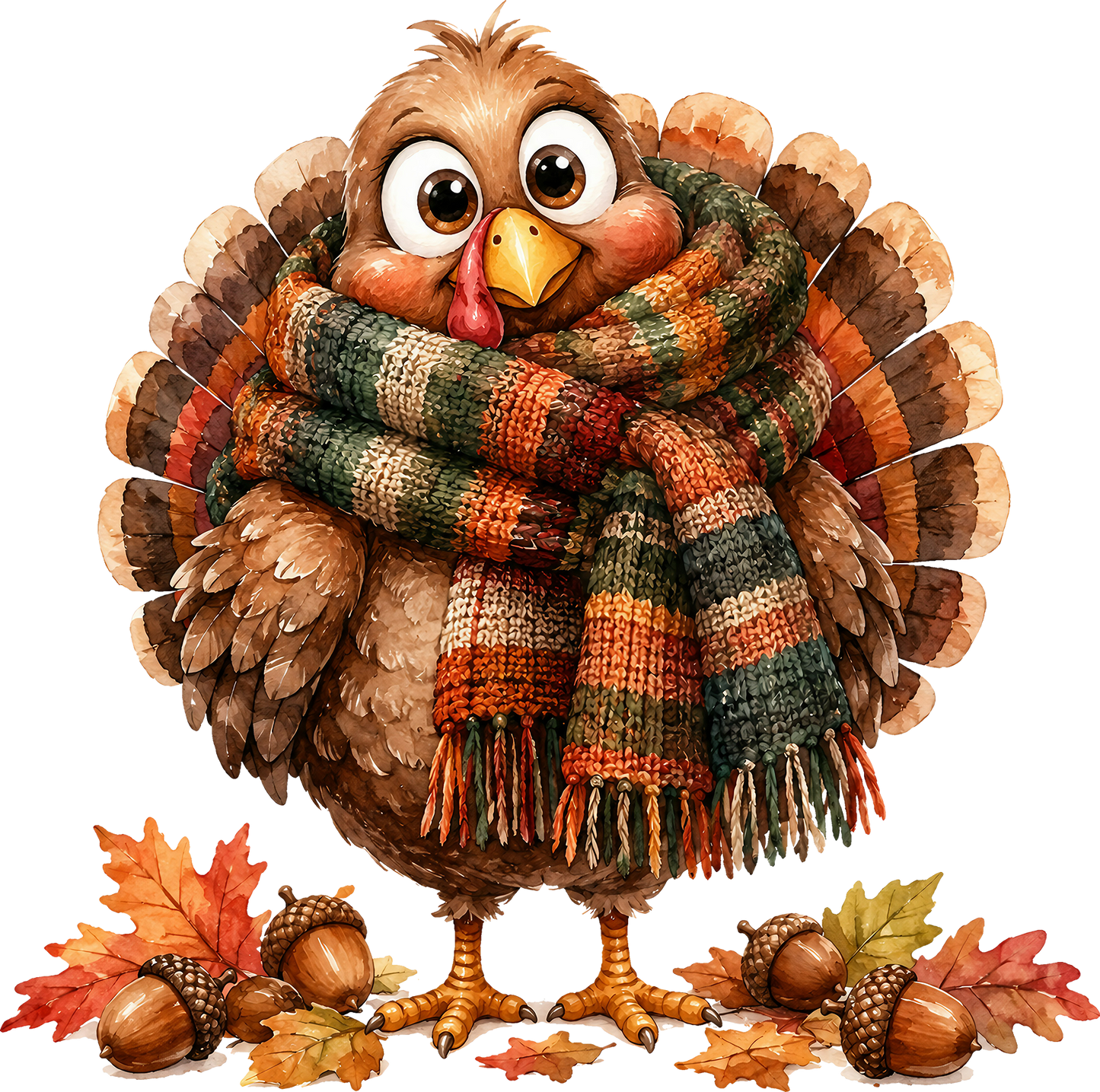 DTF Transfer – Turkey Scarf Multi Sizes (TG-TK001)