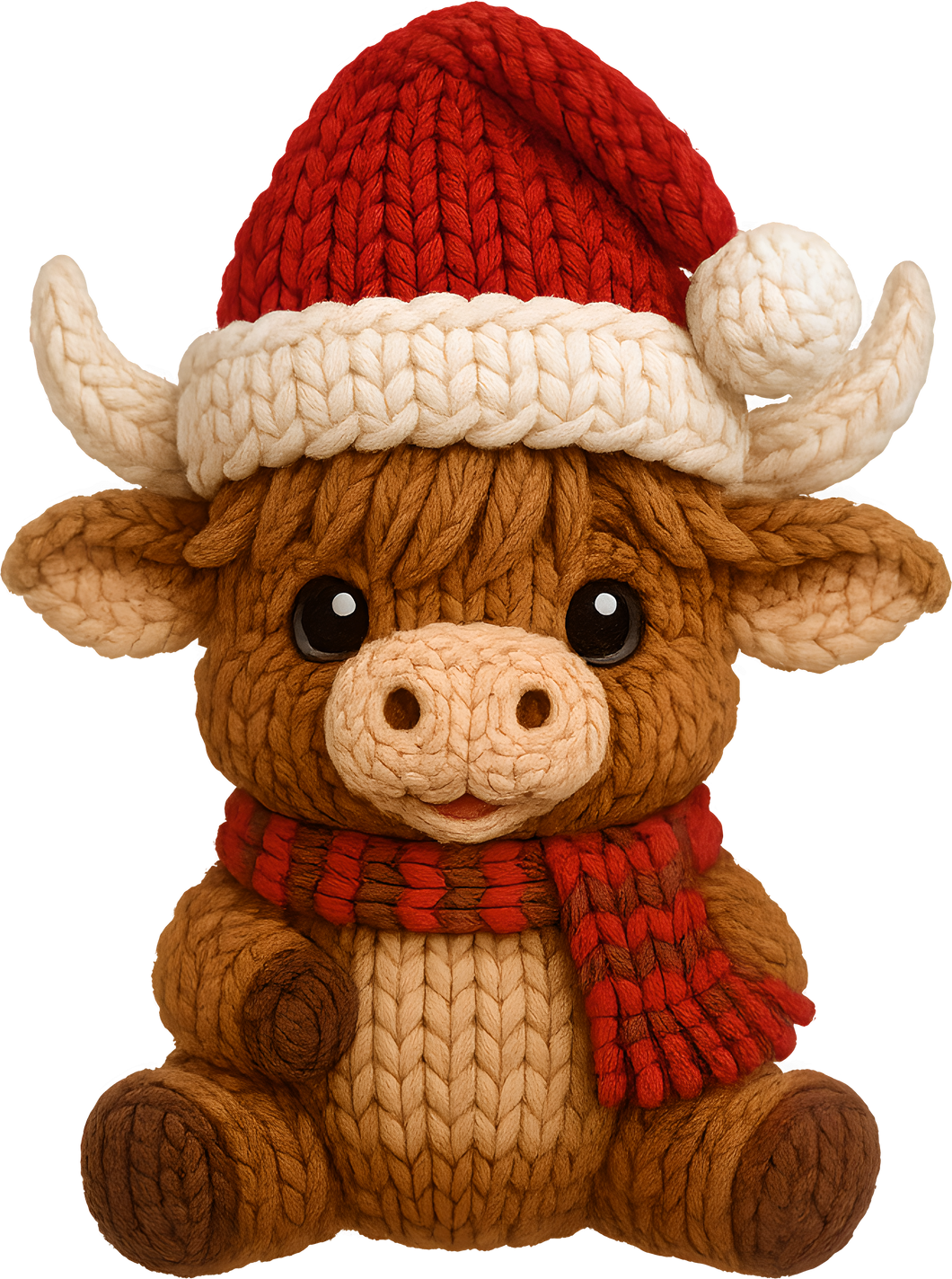 DTF Transfer – Yarn Cow B Multi Sizes