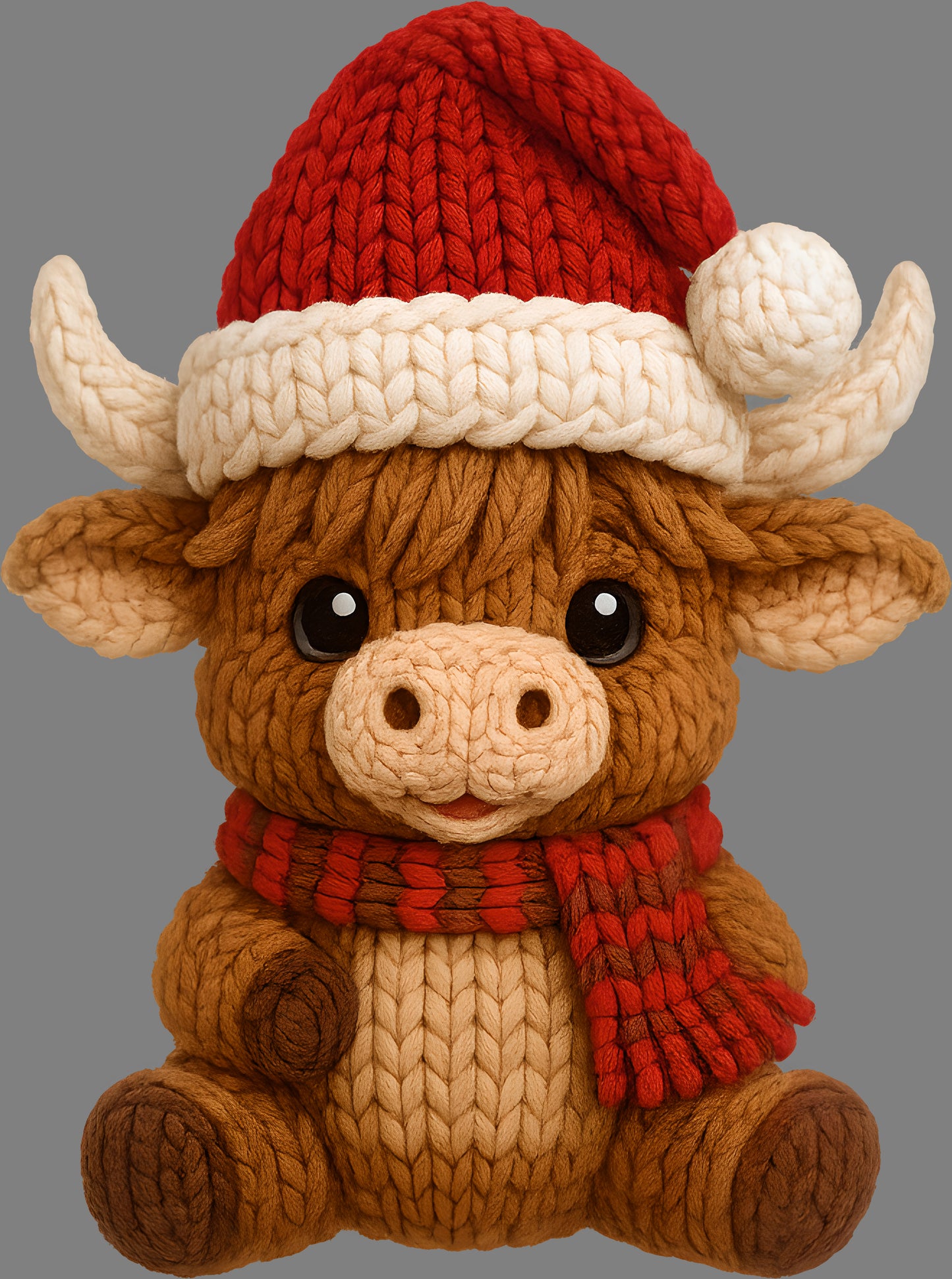 DTF Transfer – Yarn Cow B Multi Sizes (CM-CW006)