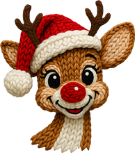 Load image into Gallery viewer, DTF Transfer –Yarn Deer Multi Sizes
