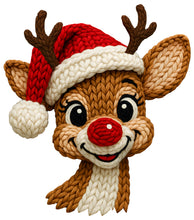 Load image into Gallery viewer, DTF Transfer – 11&quot; Yarn Deer
