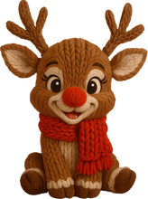 Load image into Gallery viewer, DTF Transfer – Yarn Deer C Multi Sizes
