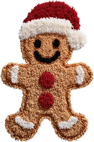 DTF Transfer – Yarn Gingerbread man Mulit Sizes