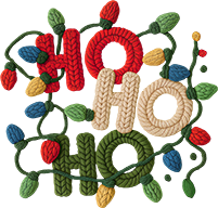 Load image into Gallery viewer, DTF Transfer – Yarn Ho Ho Ho Multi Sizes
