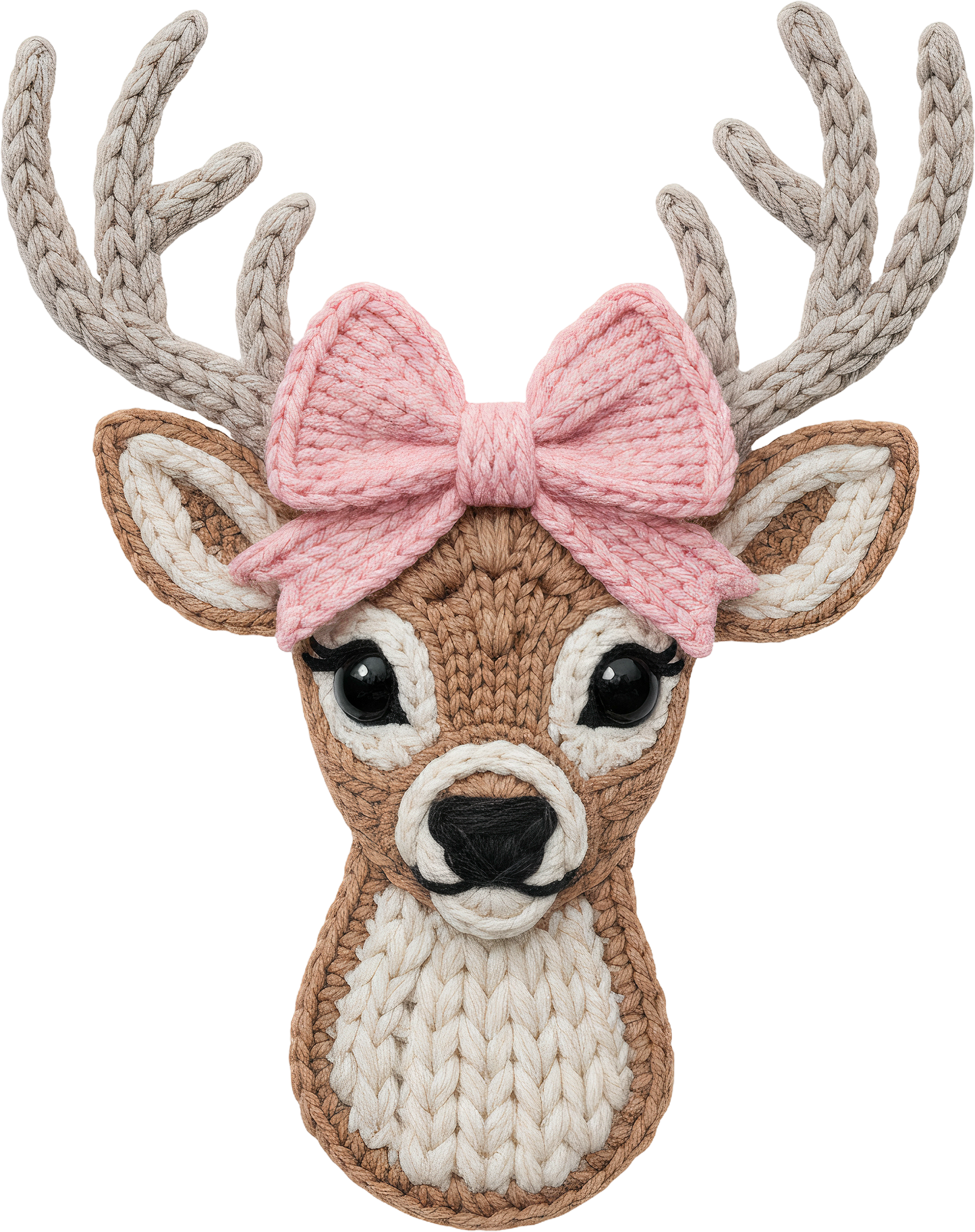 DTF Transfer – Yarn Pretty Deer Multi Sizes