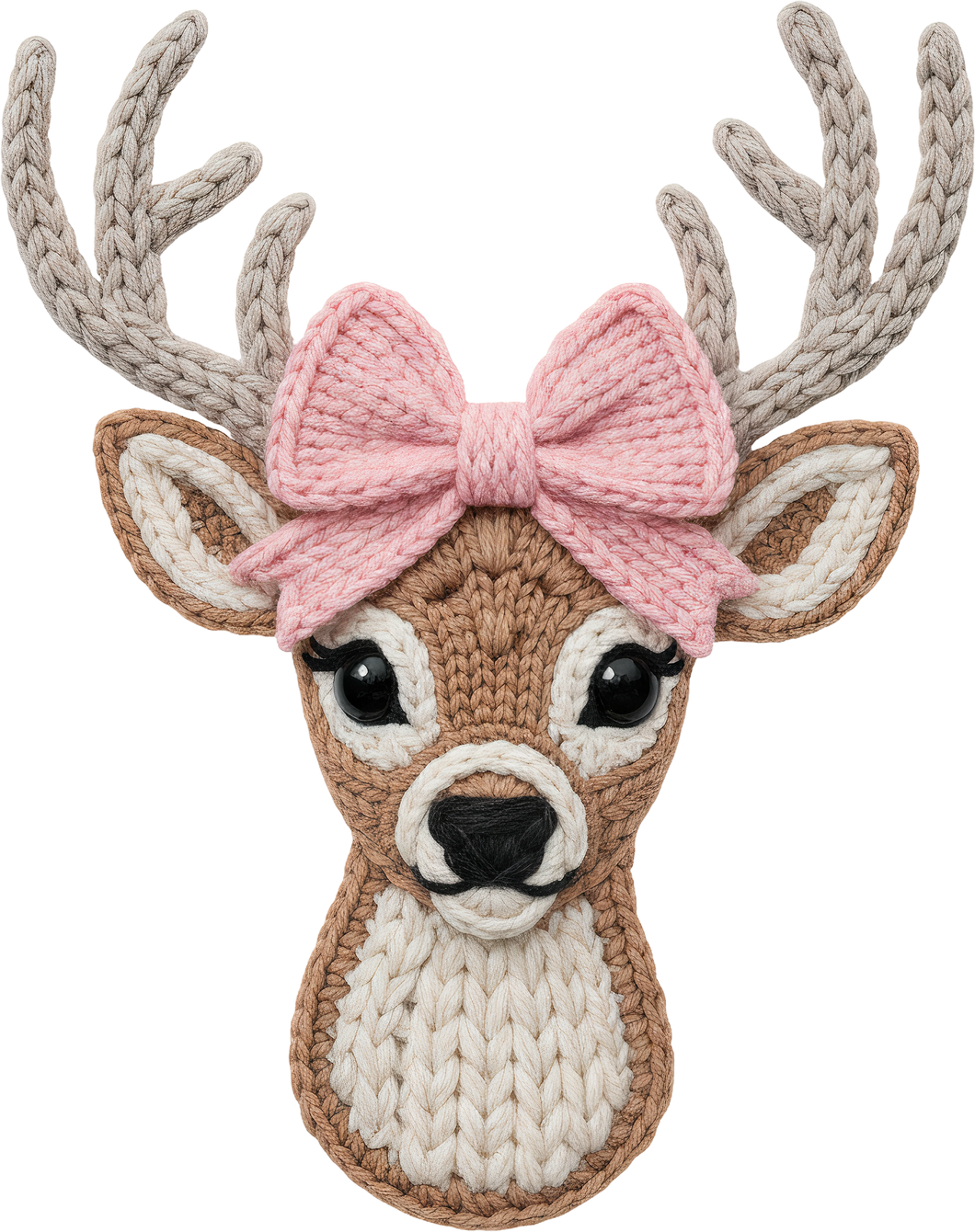DTF Transfer – Yarn Pretty Deer Multi Sizes