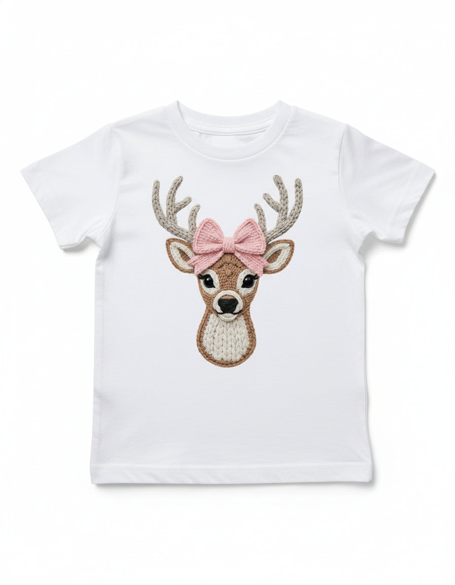 DTF Transfer – Yarn Pretty Deer Multi Sizes