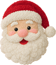 Load image into Gallery viewer, DTF Transfer – 11&quot; Yarn Santa
