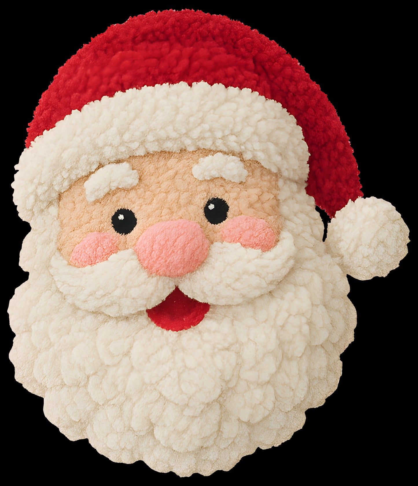 DTF Transfer – 11" Yarn Santa