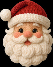 Load image into Gallery viewer, DTF Transfer – Yarn Santa Face C
