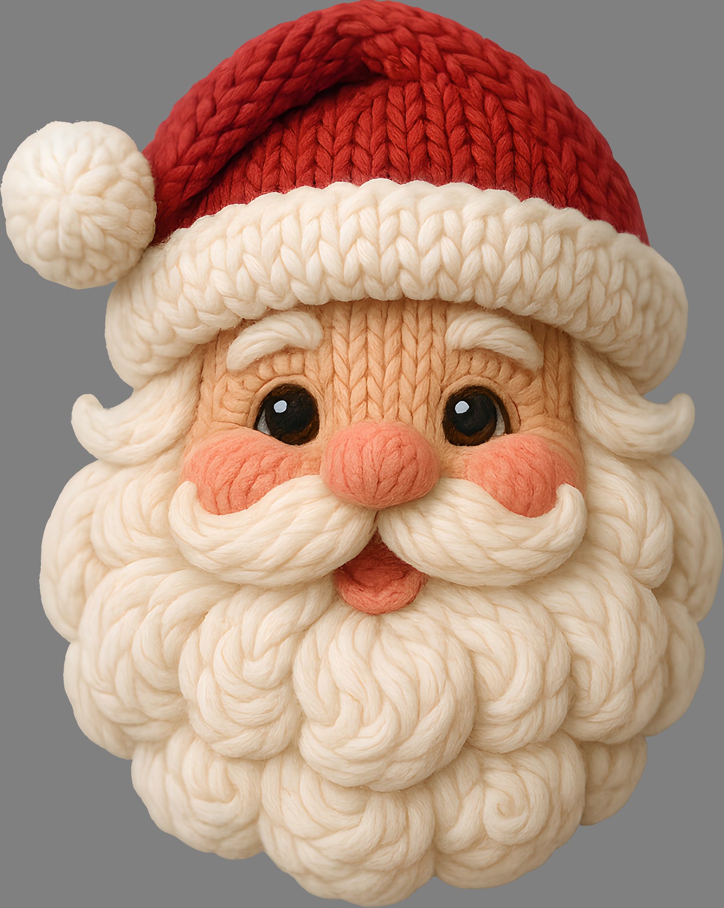 DTF Transfer – Yarn Santa Face C
