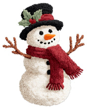 Load image into Gallery viewer, DTF Transfer – 11&quot; Yarn Snow Man
