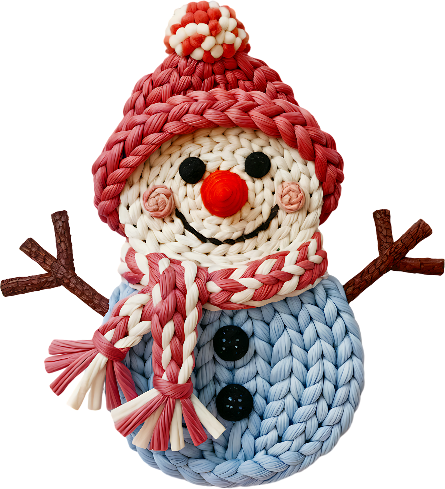 DTF Transfer – Yarn Snowman C Multi Sizes