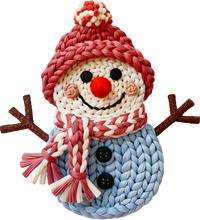 Load image into Gallery viewer, DTF Transfer – Yarn Snowman C Multi Sizes
