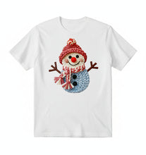 Load image into Gallery viewer, DTF Transfer – Yarn Snowman C Multi Sizes
