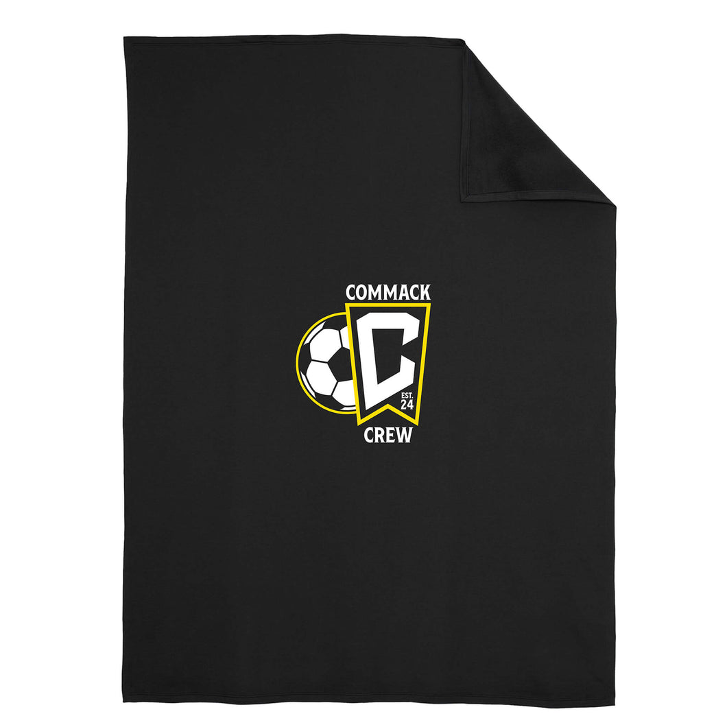 Commack Crew - Port & Company® Core Fleece Sweatshirt Blanket - Black - Get Things Printed INC