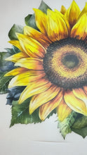 Load and play video in Gallery viewer, DTF Transfer – Watercolor Sunflower Multi Sizes (FL-SF001)
