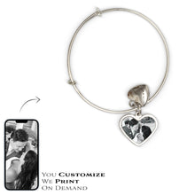 Load image into Gallery viewer, ADJUSTABLE CHARM BRACELET - HEART - Get Things Printed INC
