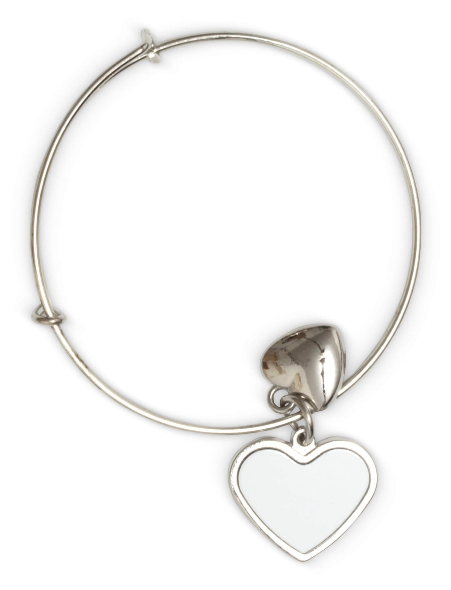 ADJUSTABLE CHARM BRACELET - HEART - Get Things Printed INC