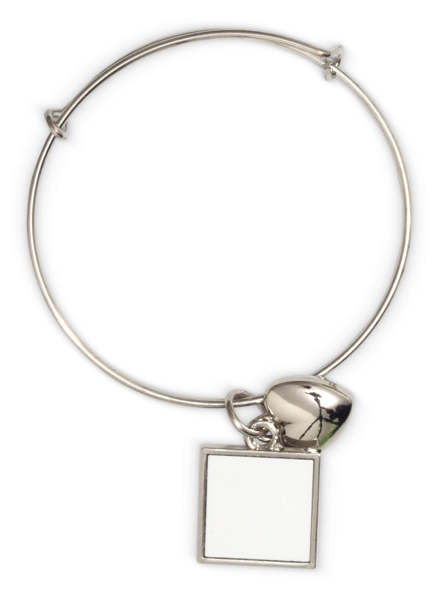 ADJUSTABLE CHARM BRACELET - SQUARE - Get Things Printed INC