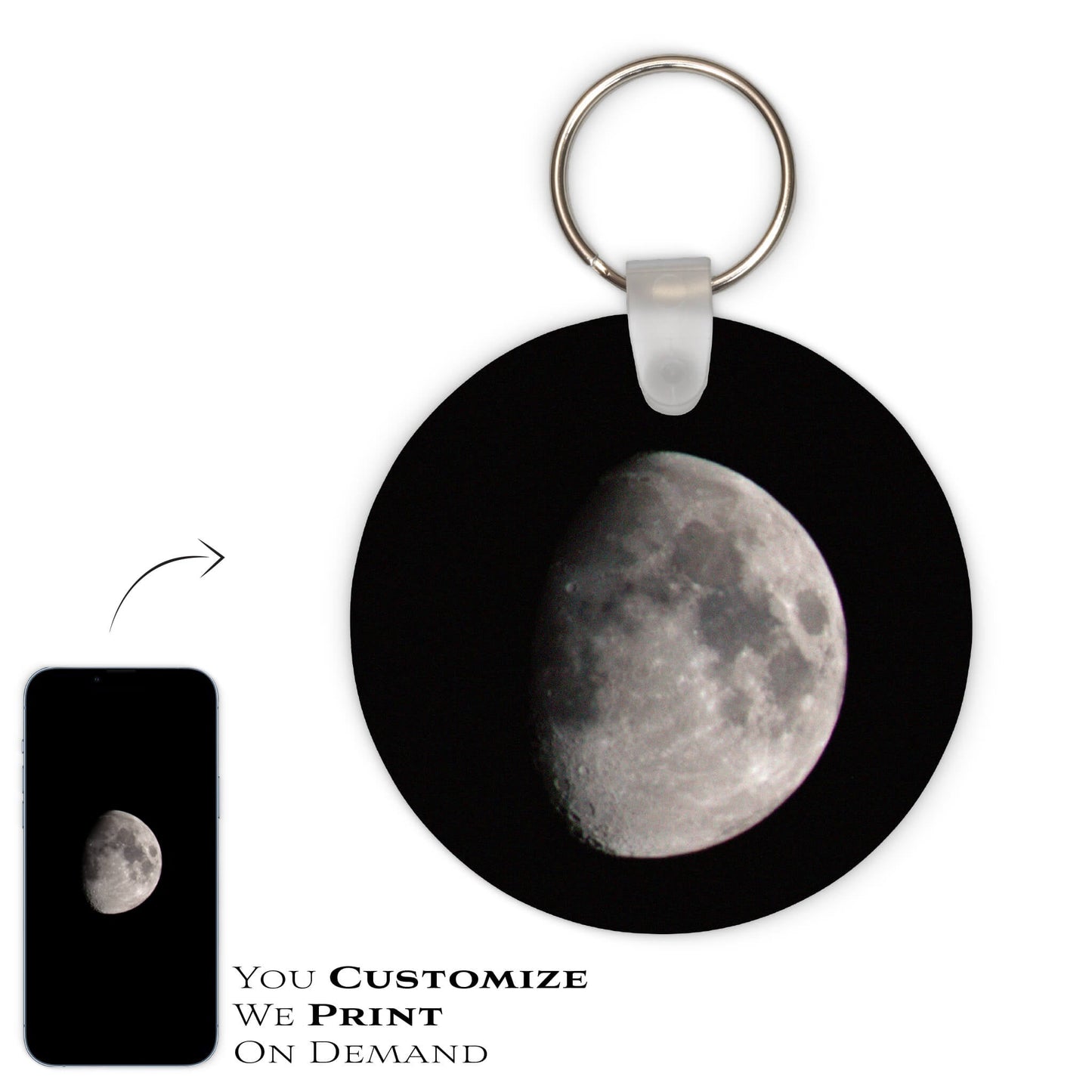 BILLBOARD KEYCHAIN - CIRCLE - Get Things Printed INC