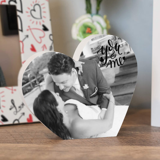 BLOCK SIGN - HEART - YOU & ME - Get Things Printed INC