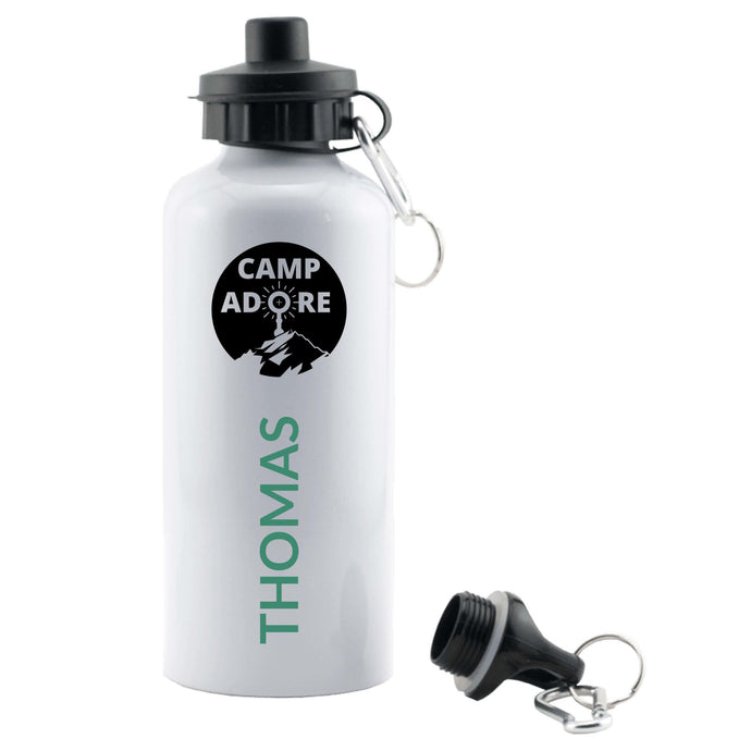 CAMP ADORE - 20 OZ ALUMINUM WATER BOTTLE - Get Things Printed INC