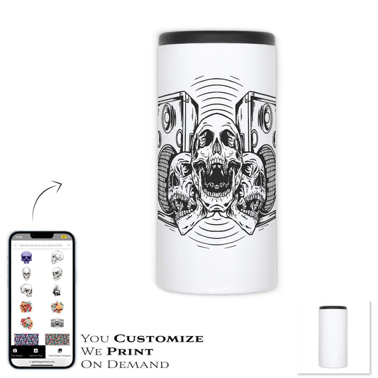 CAN COOLER - 12 OZ - SKINNY CAN - Get Things Printed INC