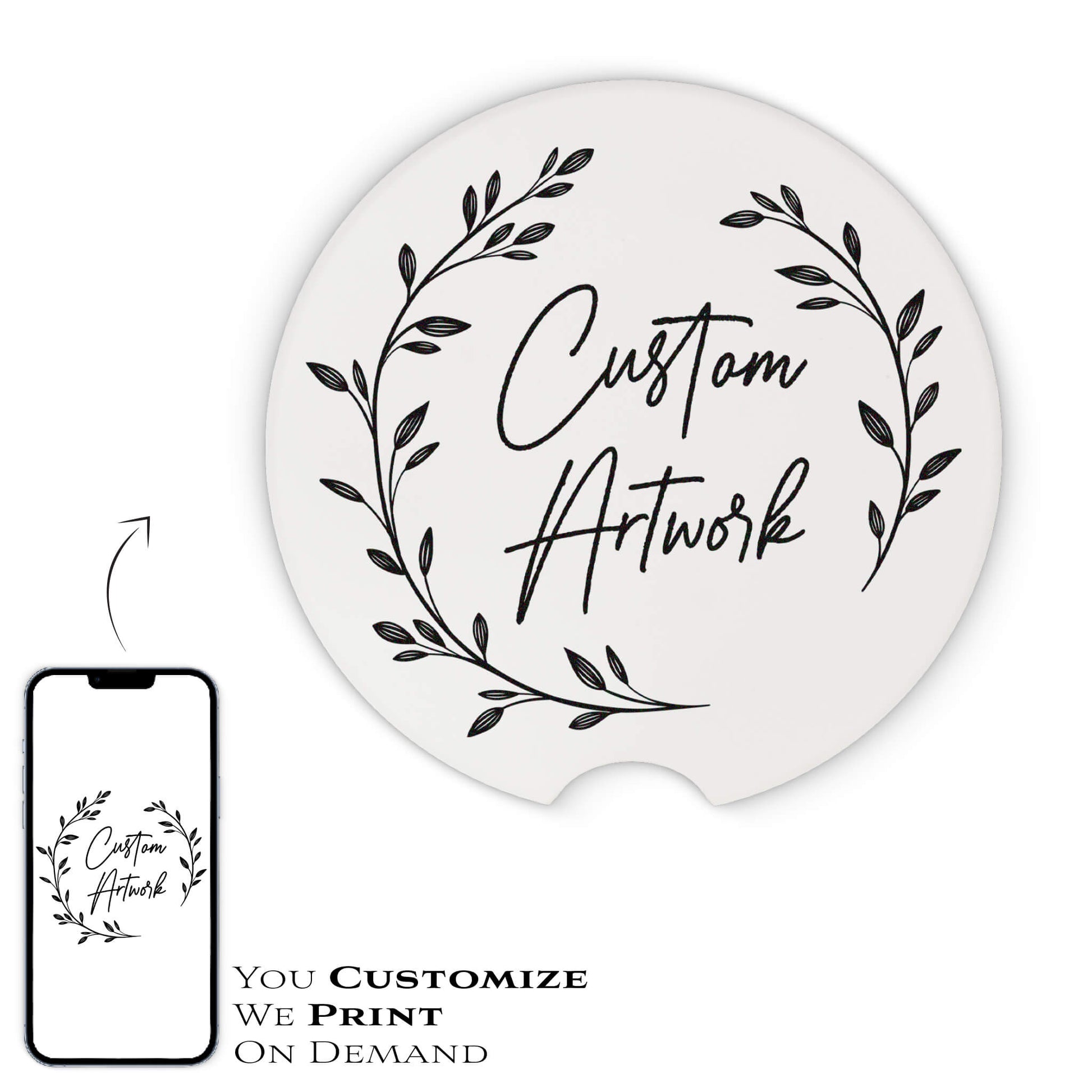 CERAMIC CAR COASTER - Get Things Printed INC