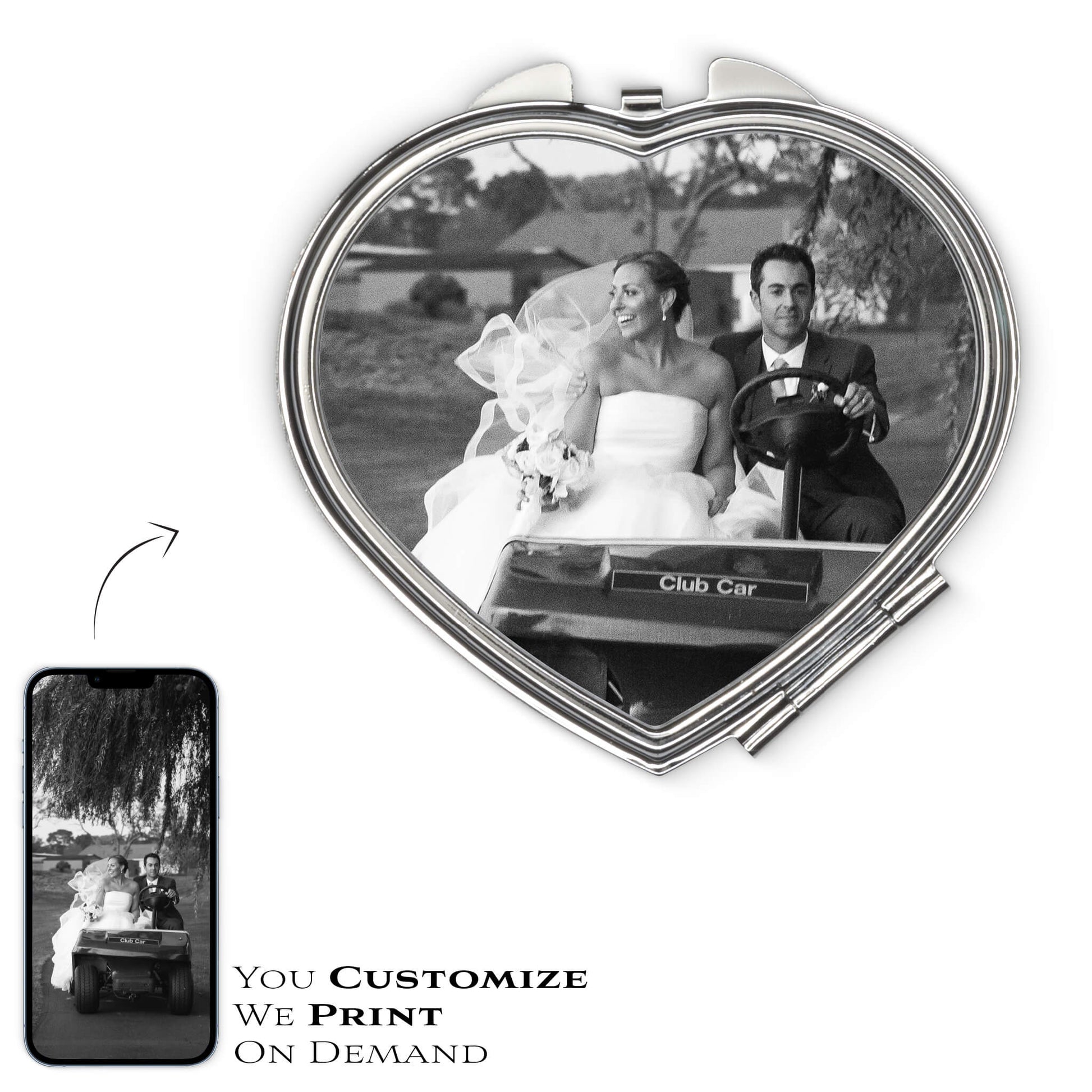 HEART COSMETIC MIRROR - Get Things Printed INC