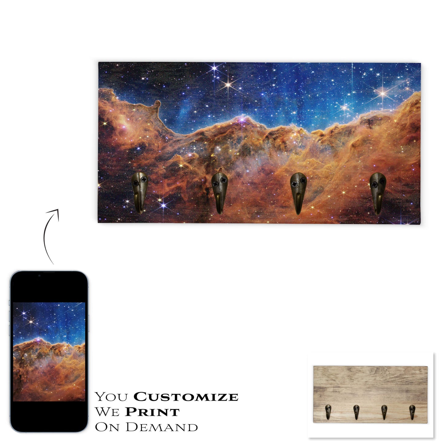 KEY HOLDER - RECTANGLE - 5" X 10" - Get Things Printed INC