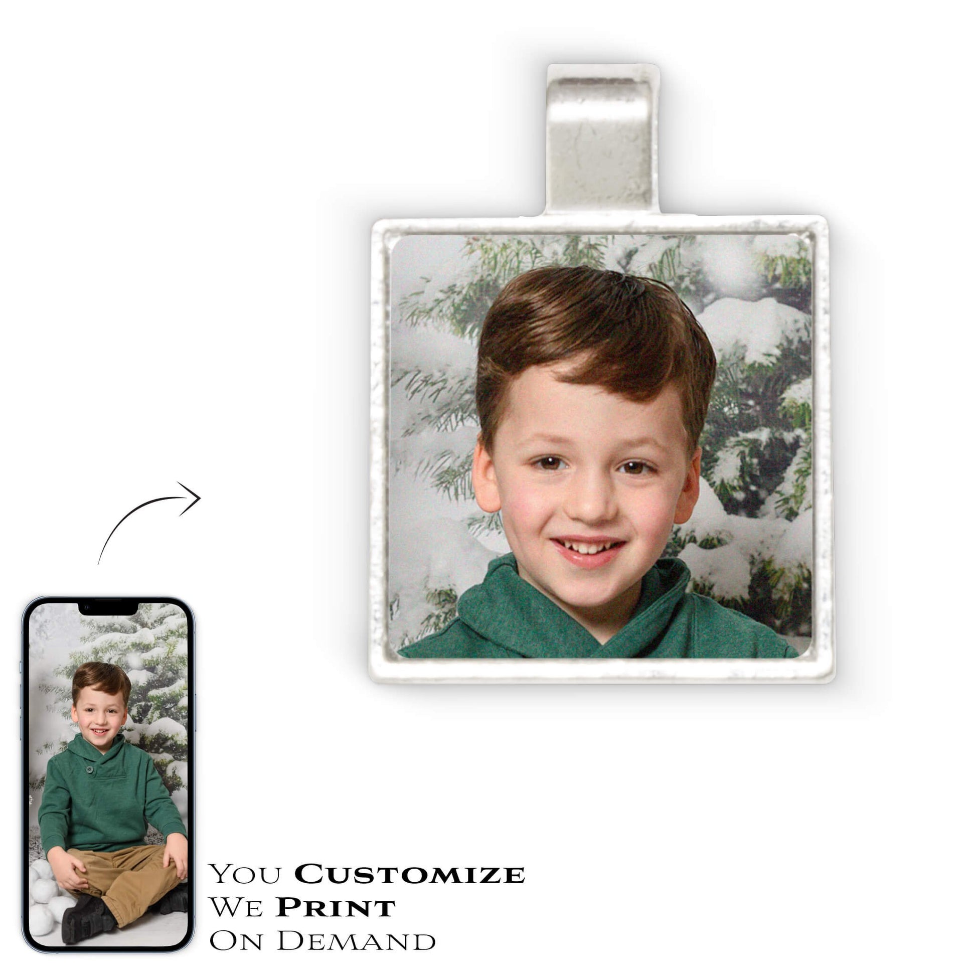 PENDANT SMALL - SQUARE - Get Things Printed INC