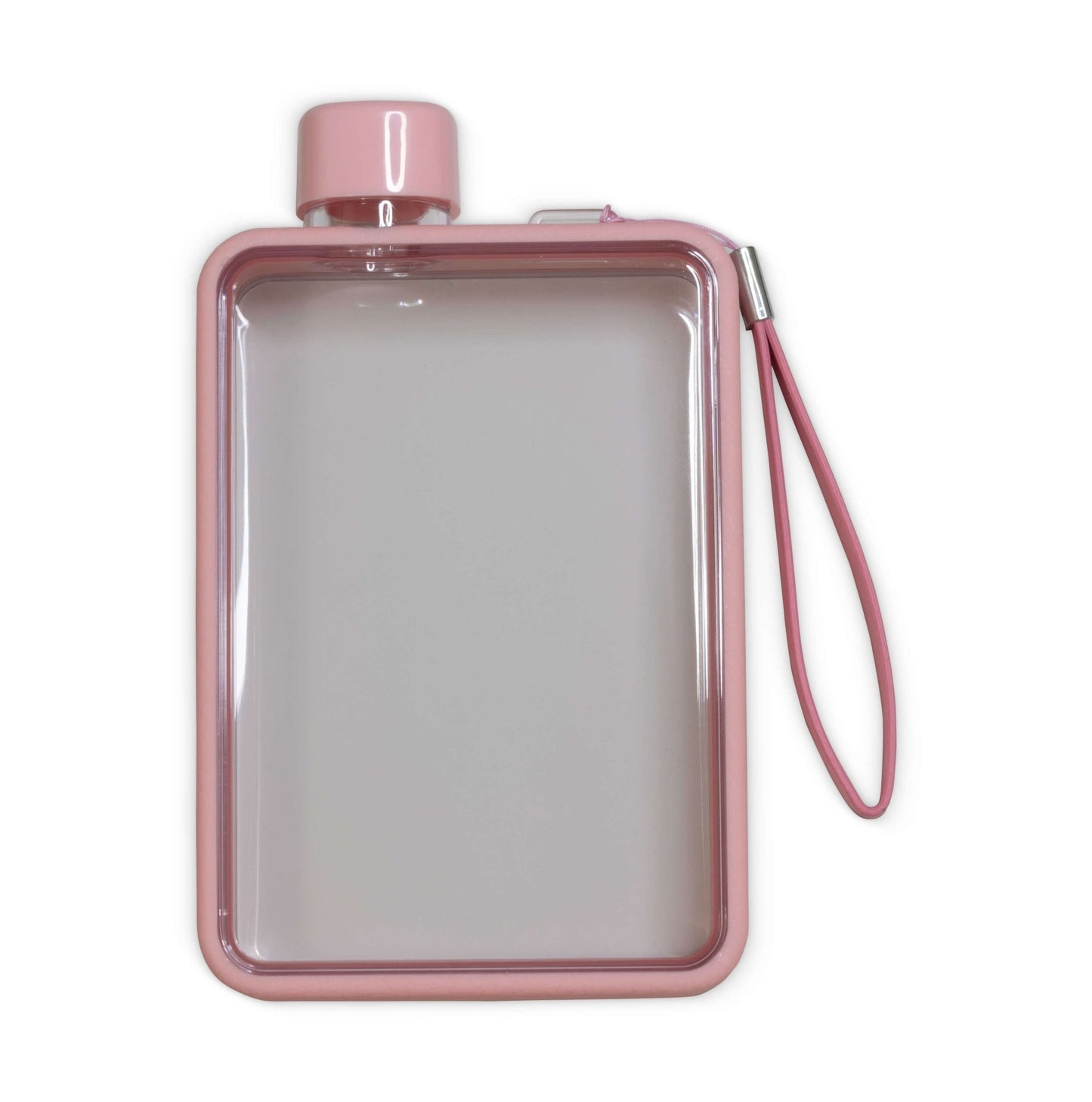 PINK 13oz FLAT WATER BOTTLE - Get Things Printed INC