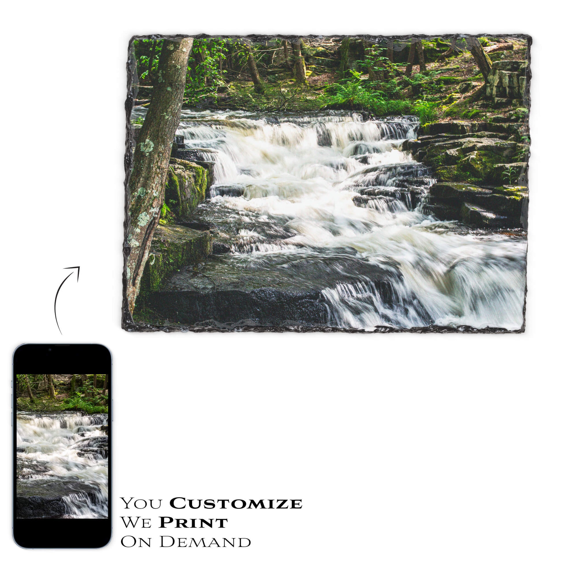 ROCK SLATE 5.85" X 7.2" - Get Things Printed INC