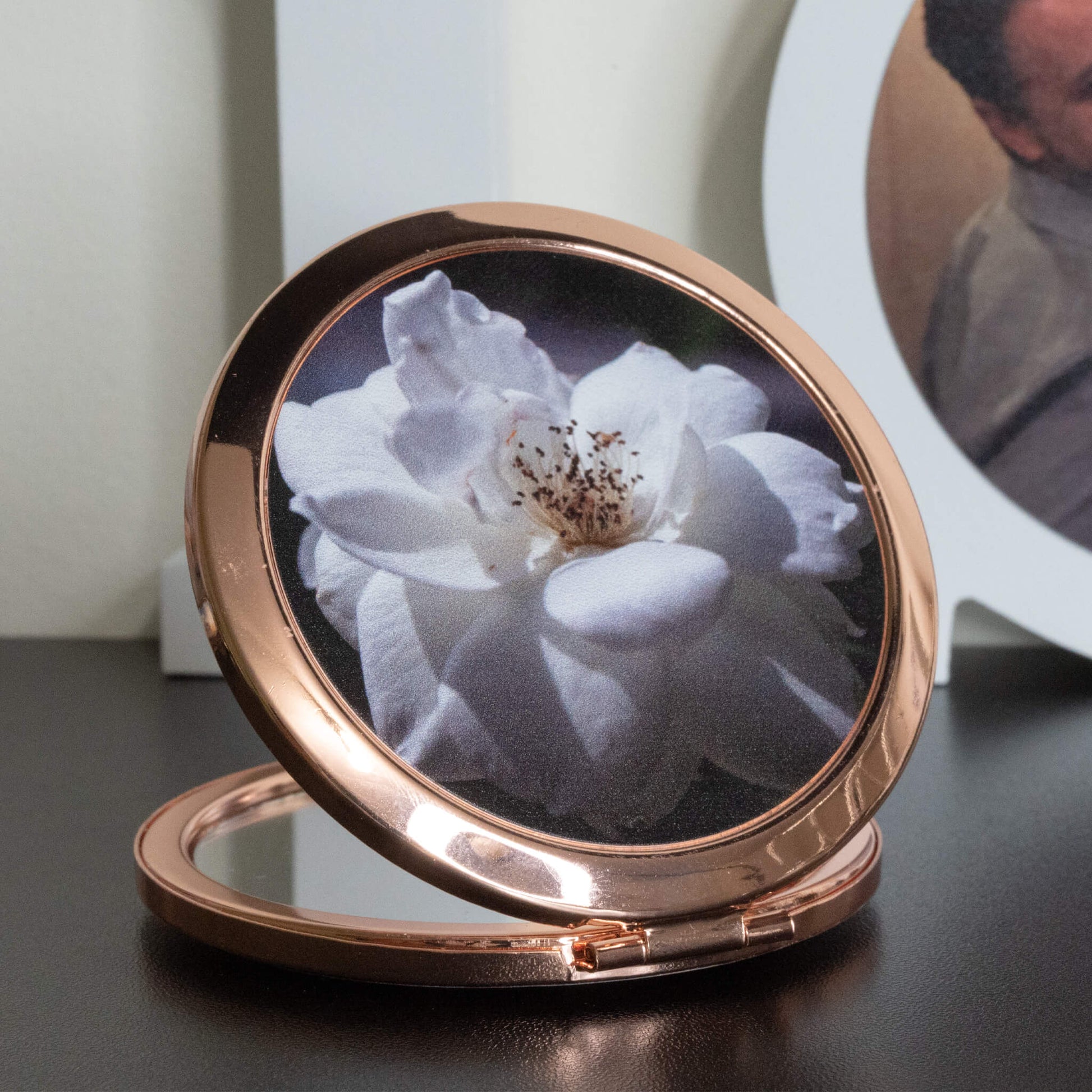 ROSE GOLD COSMETIC MIRROR - Get Things Printed INC