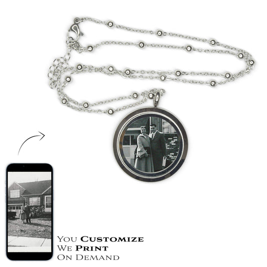STAINLESS LOCKET NECKLACE - Get Things Printed INC