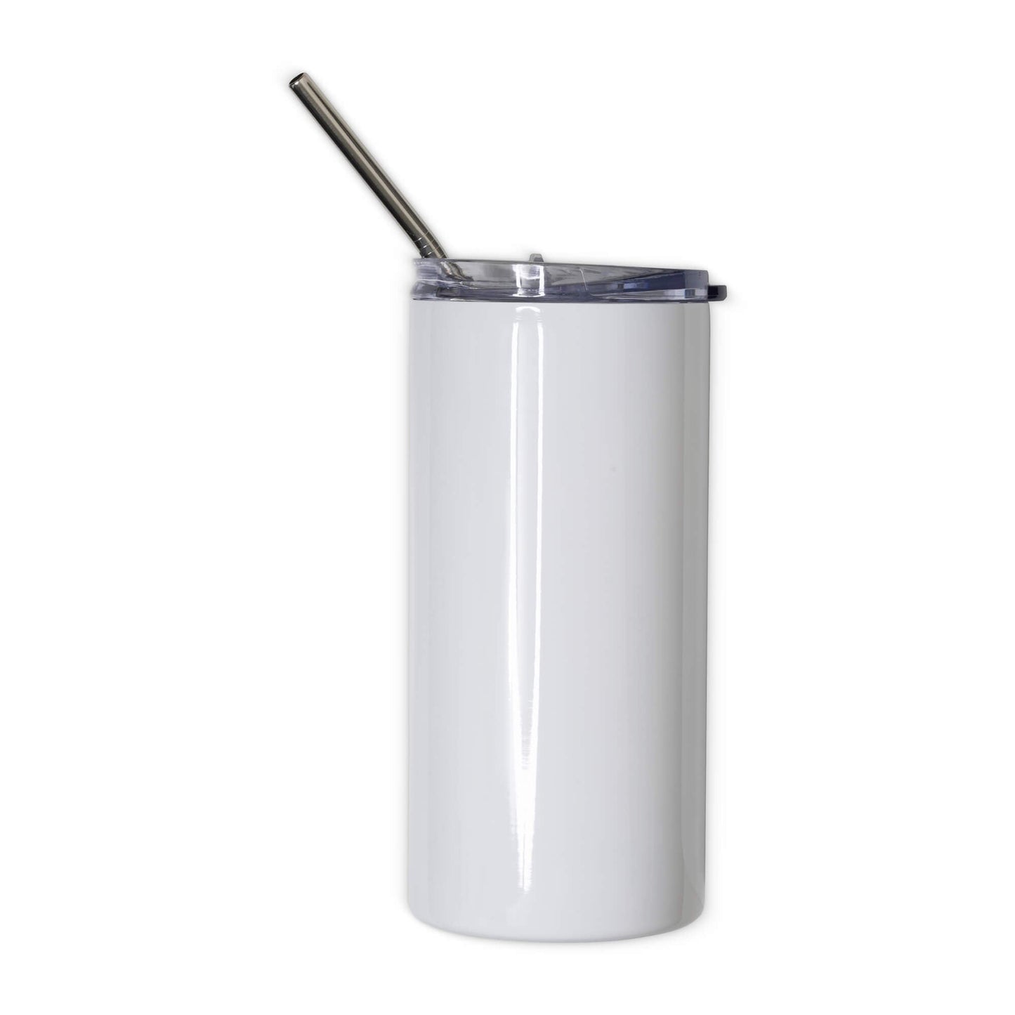 TUMBLER WITH STRAW AND LID 16oz - STAINLESS STEEL - Get Things Printed INC