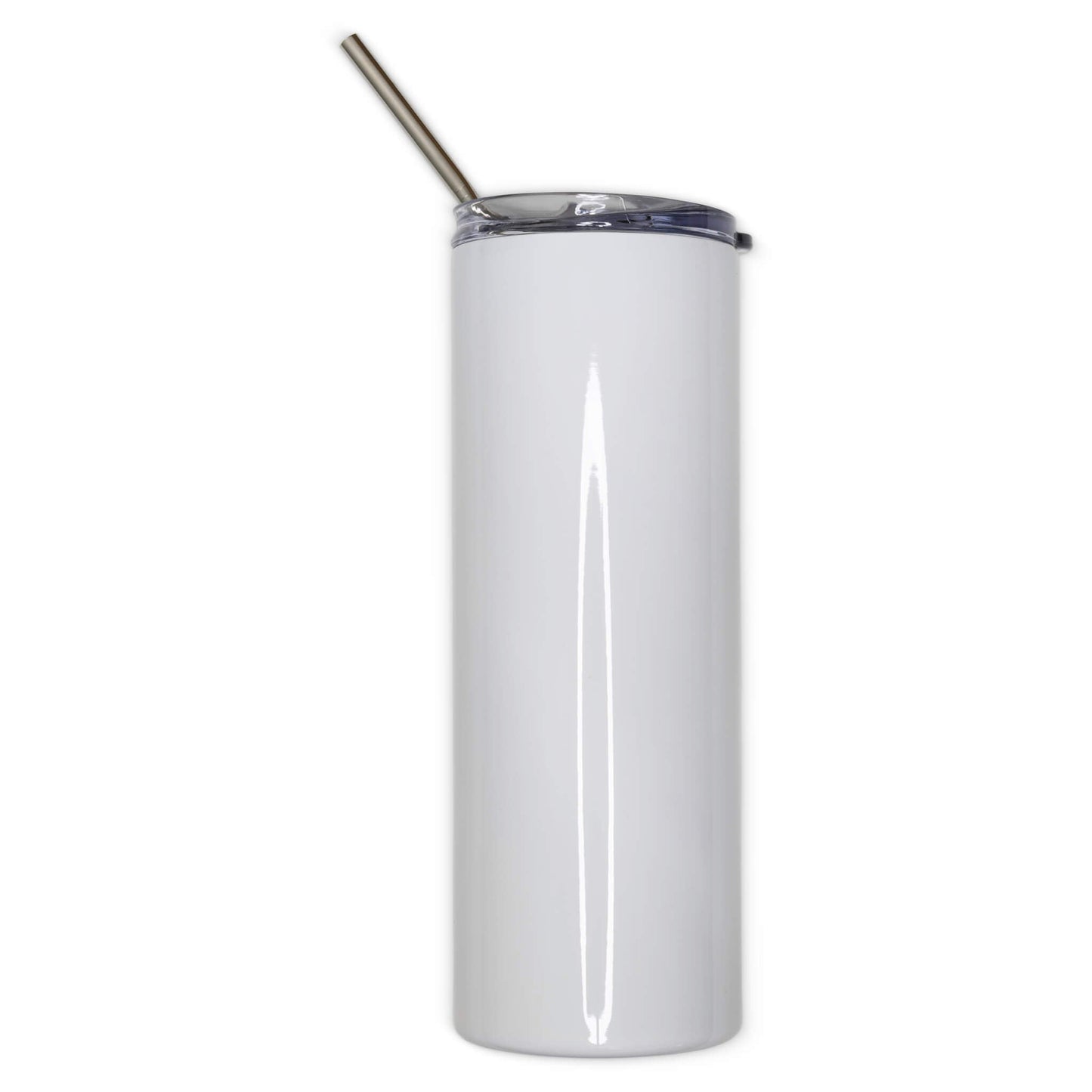 TUMBLER WITH STRAW AND LID 20oz - STAINLESS STEEL - Get Things Printed INC