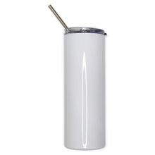 Load image into Gallery viewer, TUMBLER WITH STRAW AND LID 20oz - STAINLESS STEEL - Get Things Printed INC
