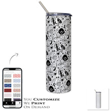 Load image into Gallery viewer, TUMBLER WITH STRAW AND LID 30oz - STAINLESS STEEL - Get Things Printed INC
